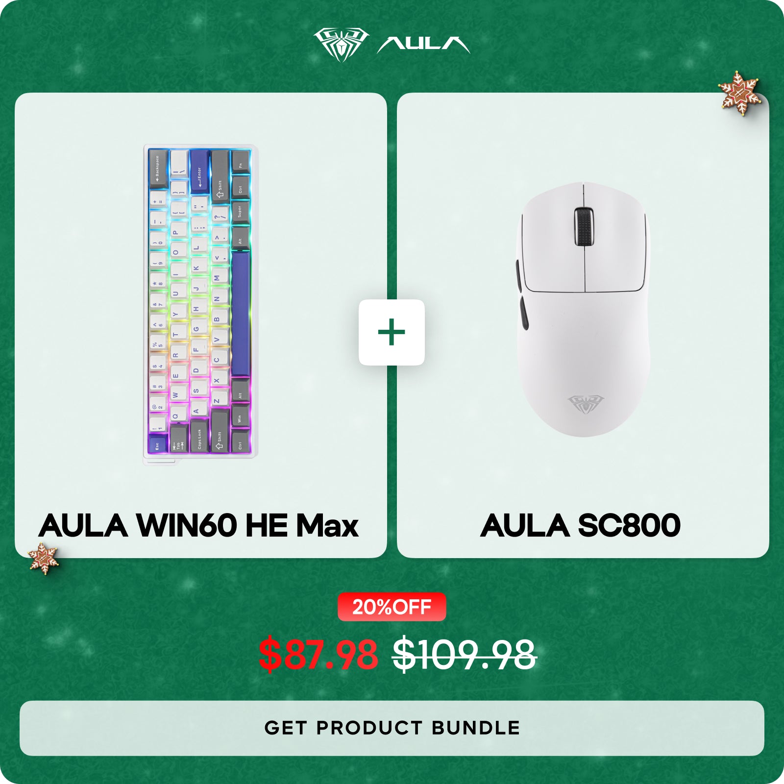 AULA WIN60 HE Max + AULA SC800 Bundle – Aula Gaming Keyboard