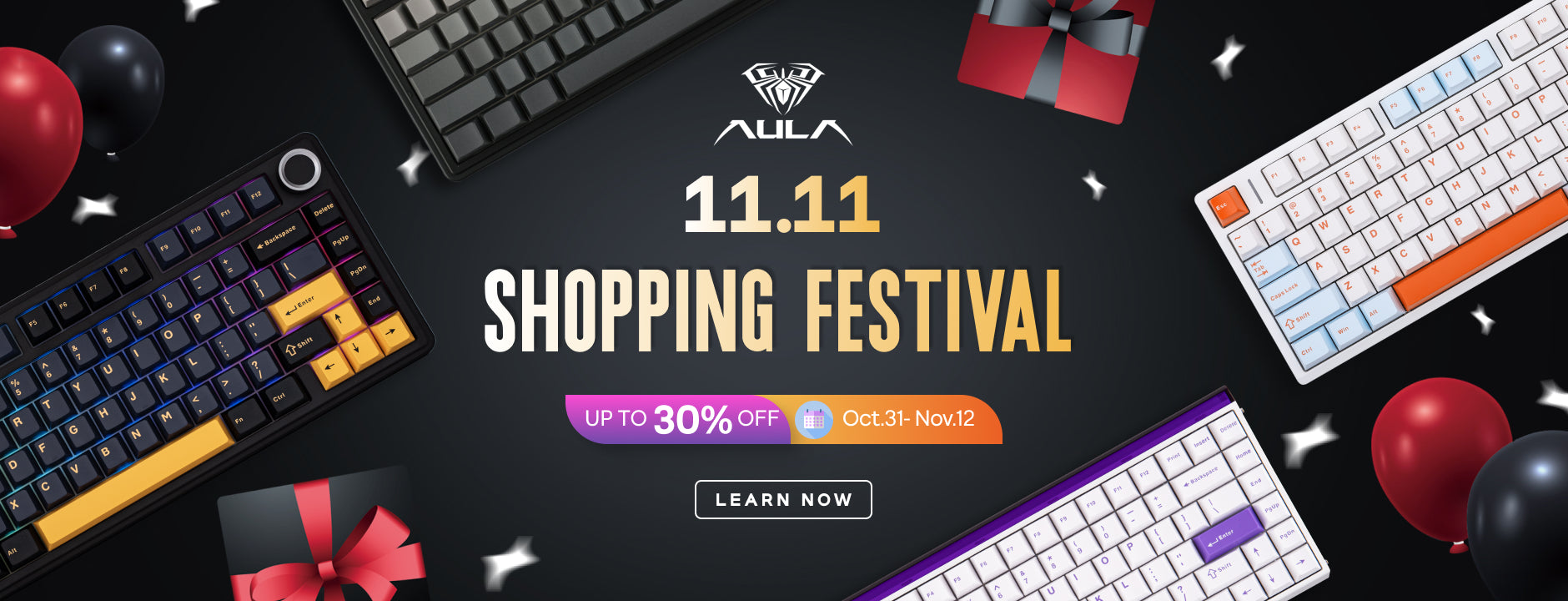 AULA 11.11 Shopping Festival 2025: Unlock Exclusive Gear & Rewards