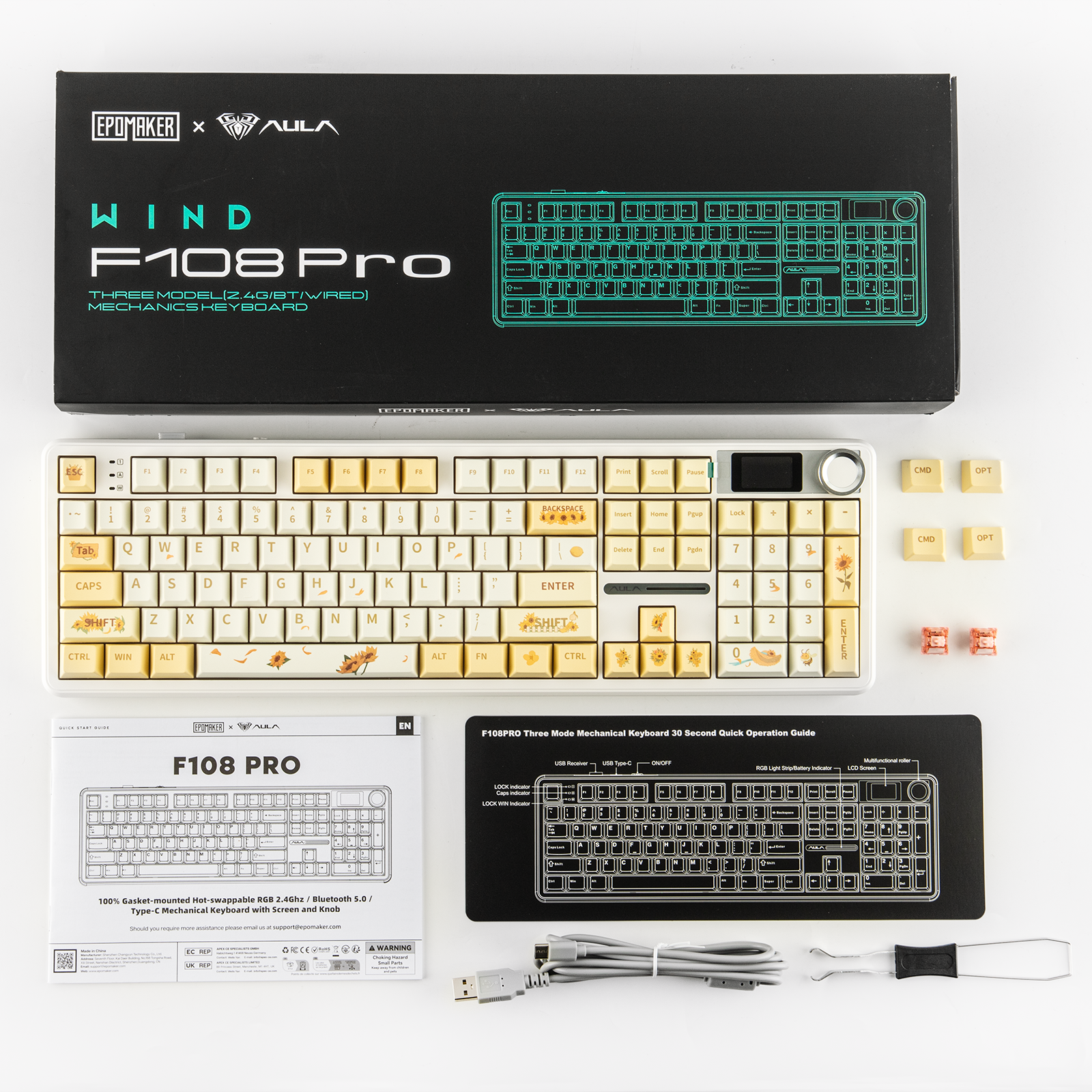 AULA F108 PRO – Aula Gaming Keyboard AULA F108 PRO – Aula Gaming Keyboard
