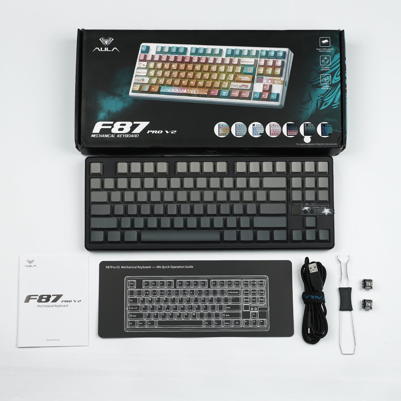 AULA F87 PRO V2 – Aula Gaming Keyboard