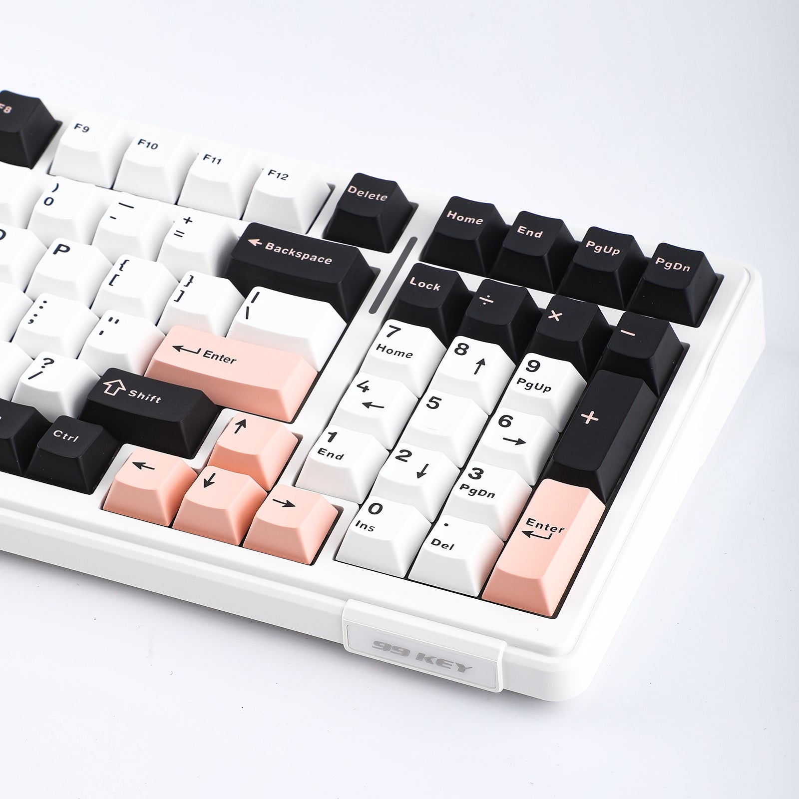 AULA F99（緑・白）黒モデル 96% Gasket-Mounted Triple-Mode Mechanical Keyboard with Knob