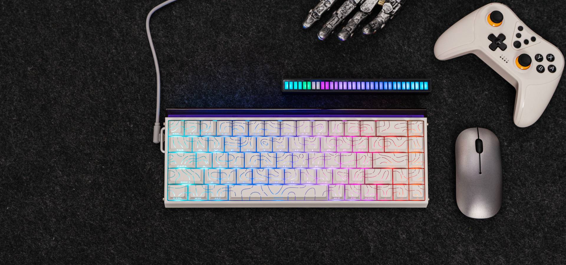 その他 AULA WHITE Aula Gaming Keyboard