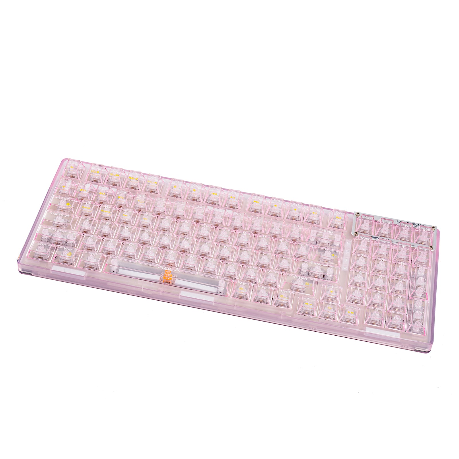 AULA F98Pro RGBクリアキーボード USB接続 Amazon.com: AULA F98 Pro Wireless Mechanical Keyboard with