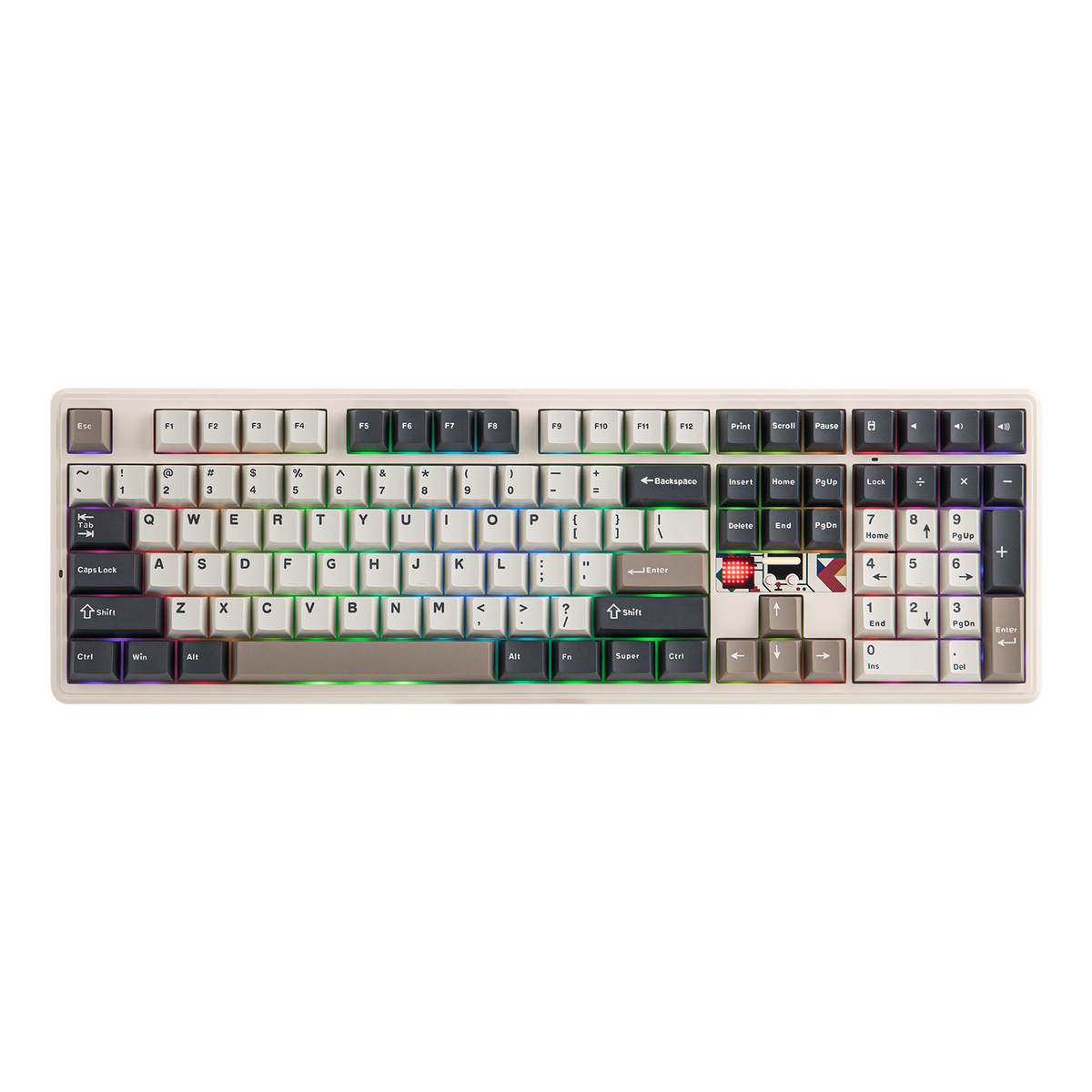 Alua F108 Pro Layout AULA F108 PRO V2 – Aula Gaming Keyboard