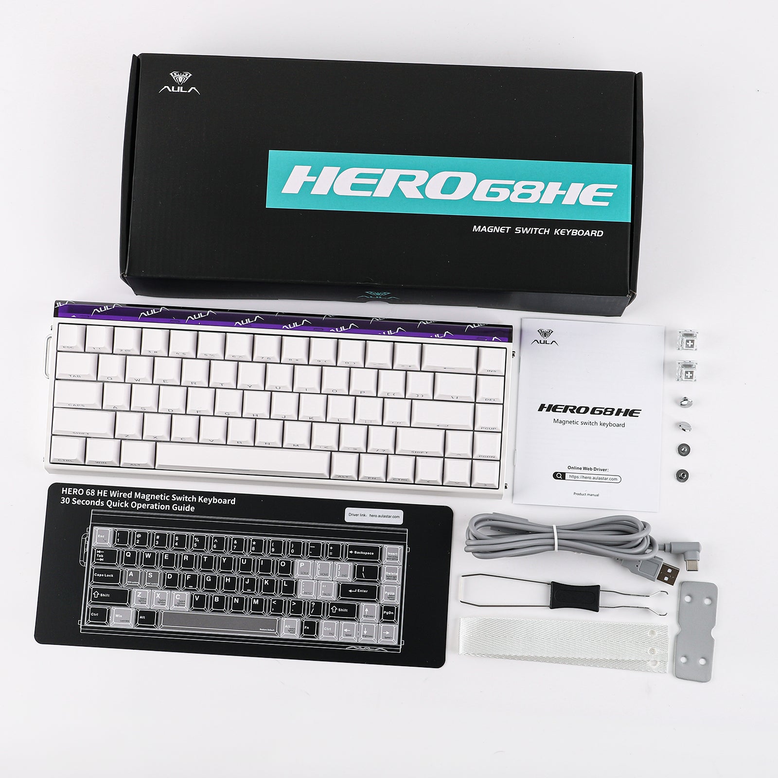 AULA HERO 68 HE – Aula Gaming Keyboard