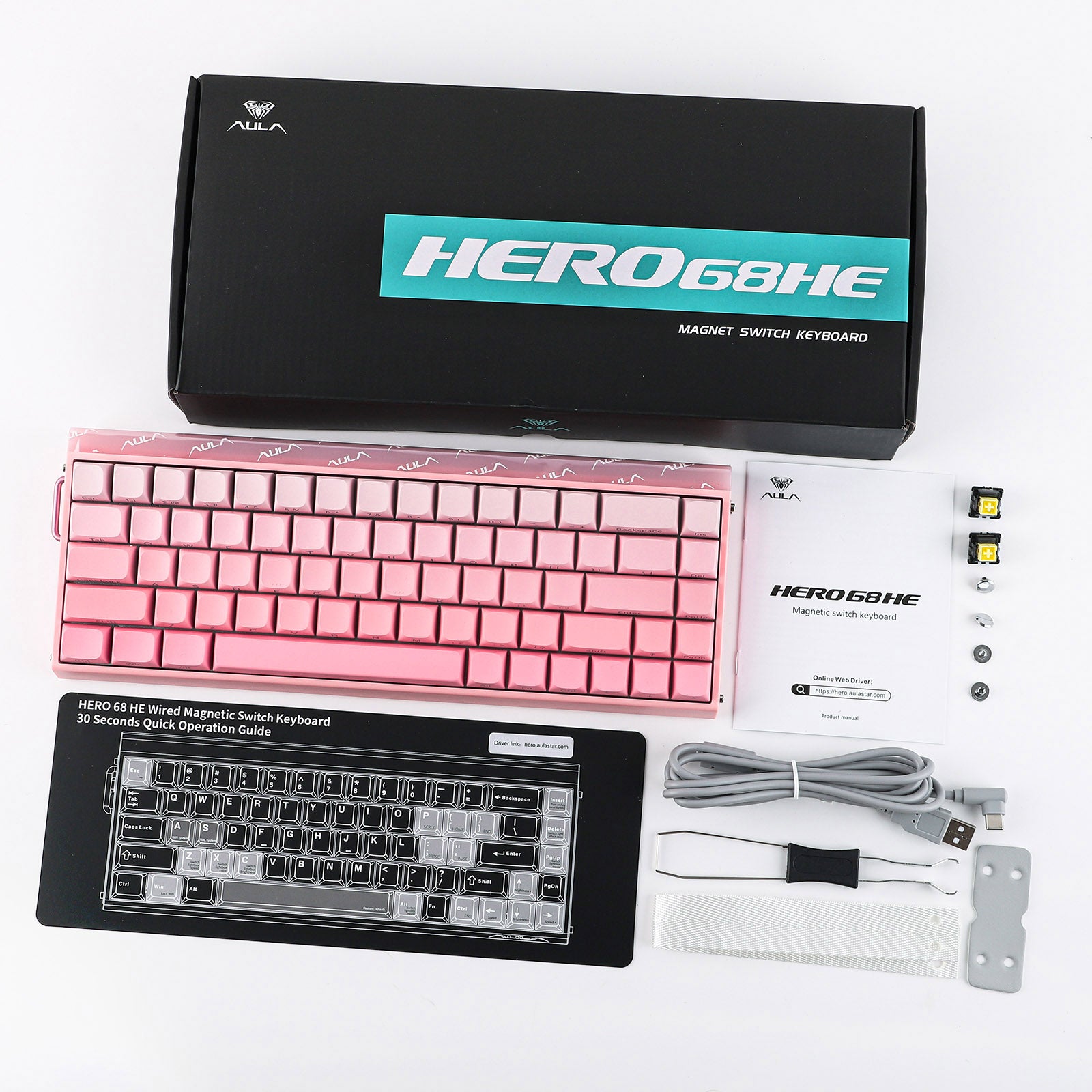 AULA HERO 68 HE – Aula Gaming Keyboard