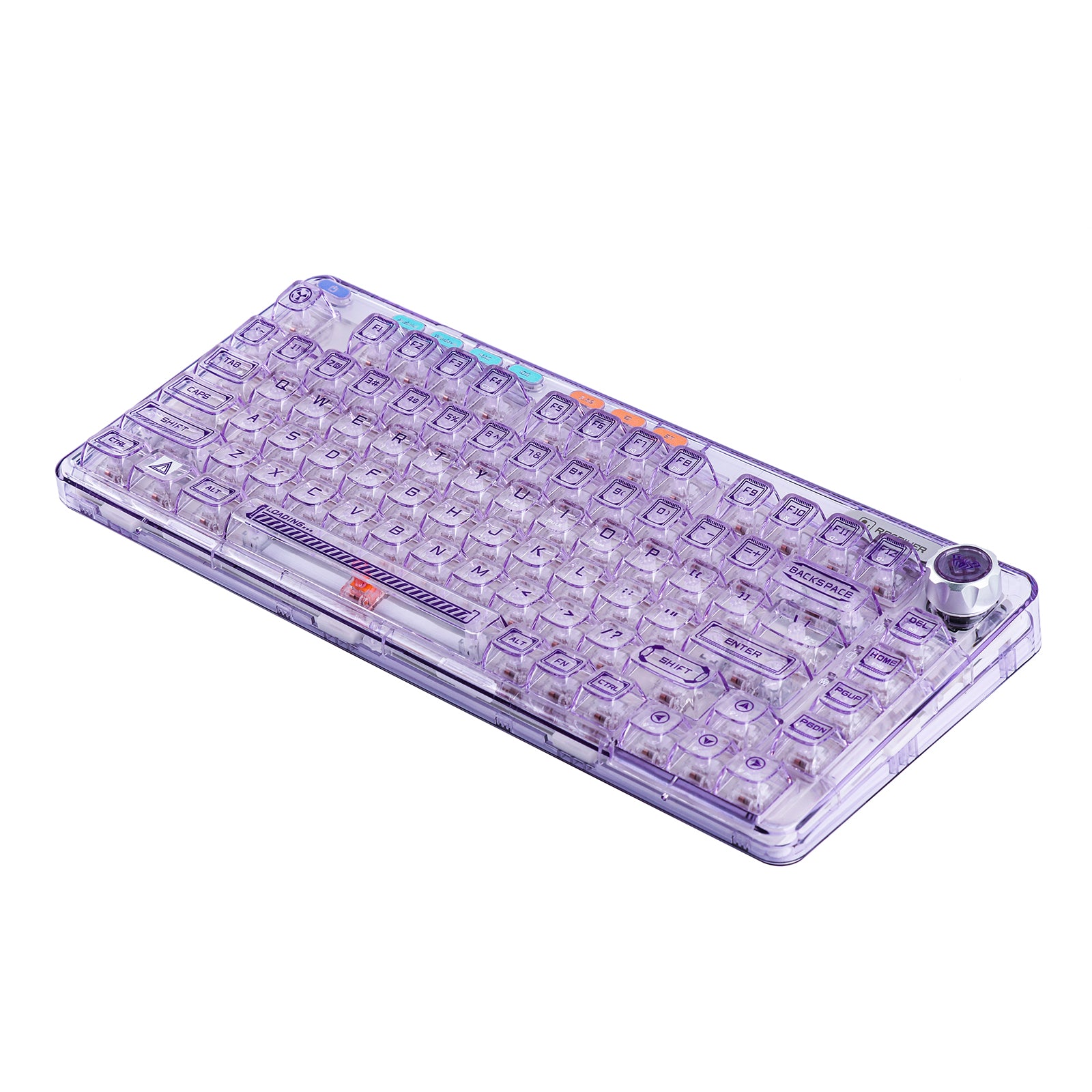 AULA F81 透明キーボード AULA F81 Gasket Hot-Swappable Transparent Mechanical